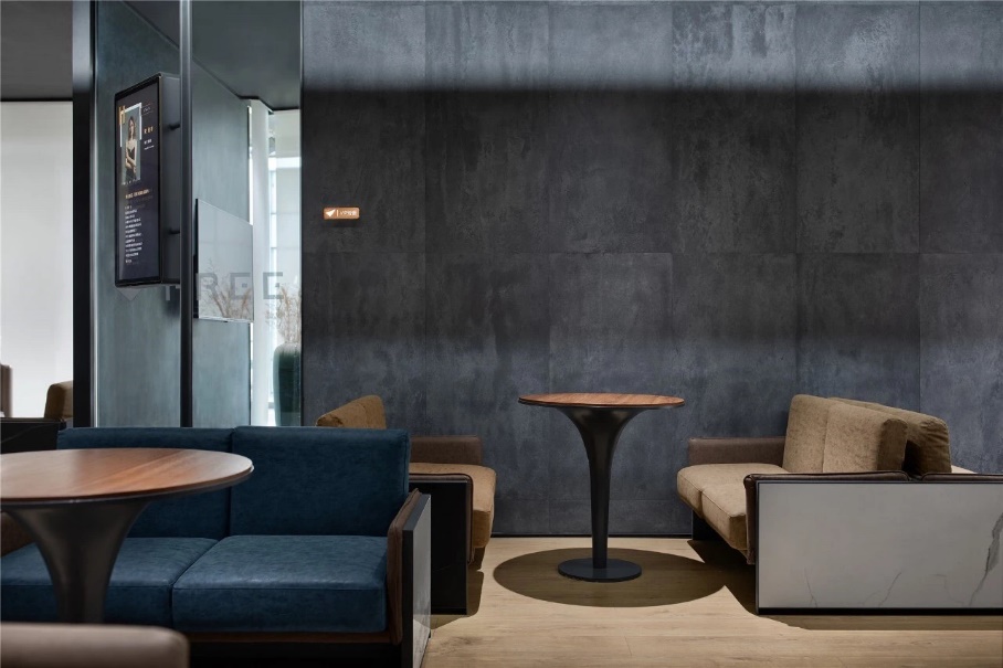 水泥霧面系列辦公休憩區完整應用照|Cement Matte Series office lounge