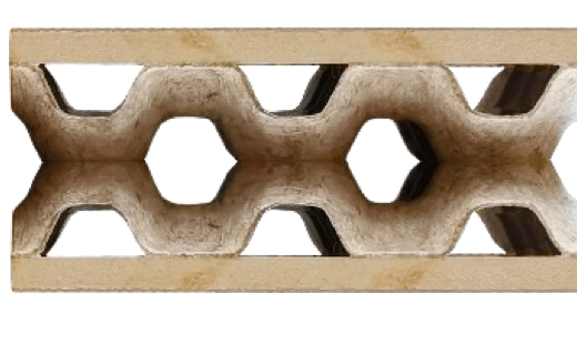 2+2 finished dual-core composite board structure