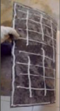 結構膠網格施膠 / Apply structural adhesive in a grid