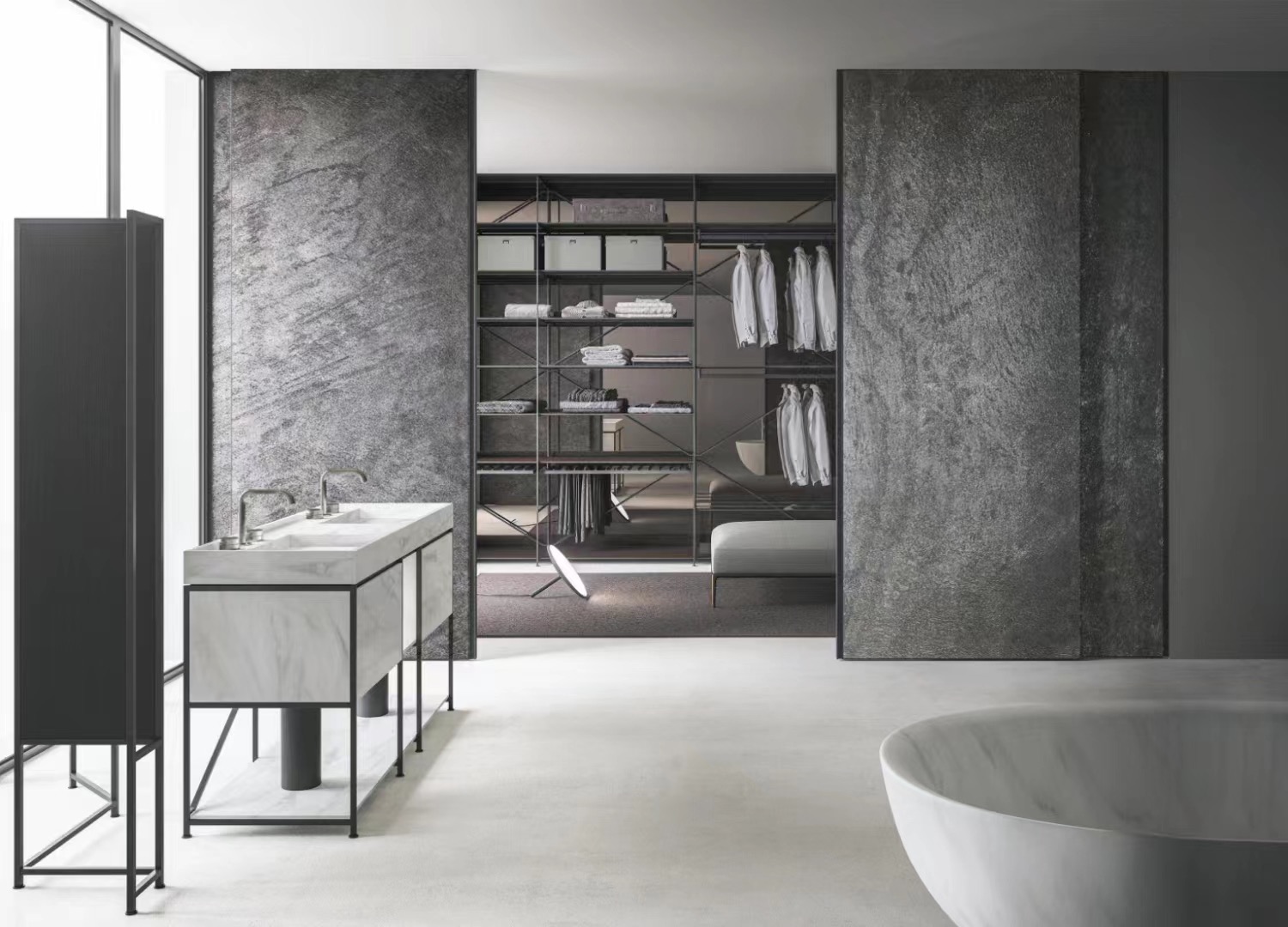 ArchiNova Materials stone surface in a premium interior
